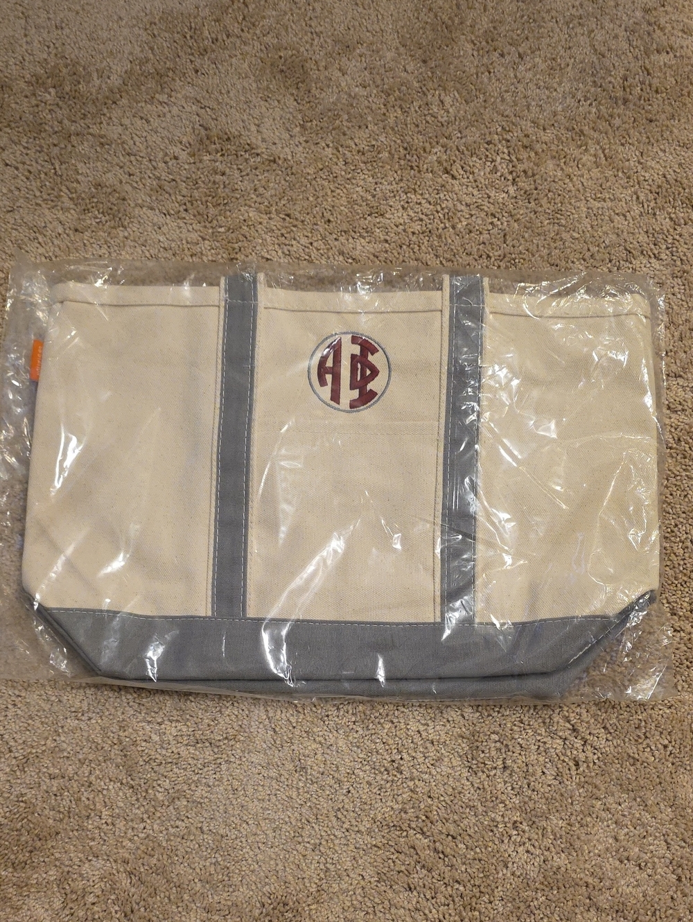 Alpha Phi Canvas Travel Bag